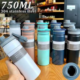 Water Bottles 750ML Tyeso Thermos Bottle Stainless Steel Vacuum Flask Insulated Travel Cup For children Coffee Mug Termica 231123