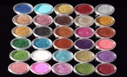 30pcs Mixed Colors Eyeshadow Pigment Glitter Mineral Spangle Eyeshadow Makeup Cosmetic Set Longlasting Random Color N059344257