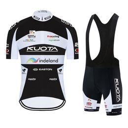 2021 New KUOTA Team Cycling Jersey Short Sleeve Cycling Set Men's Summer Pro Bicycle Wear MTB Bike Shorts Suit Maillot Culott255o