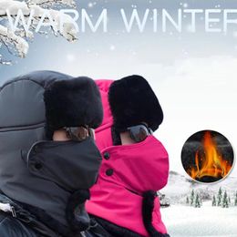 Berets Russian Ushanka Winter Warm Thicken Faux Fur Snow Ski Bomber Hat Men Women Ear Flap Cap Soft Thermal Bonnets Hats Outdoor