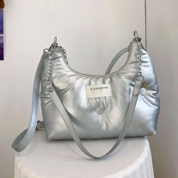 Space cotton design shoulder bag women's handbag MM designer bags women underarm Bag soft leather chain bag square totebag