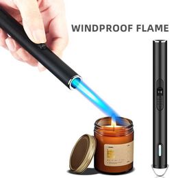 Lighters Handheld Portable Direct No Gas Small Spray Gun Special Lighter For Cigar Barbecue In Moxibustion Incense Candle Kitchen