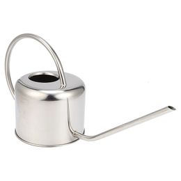 Sprayers European Gardening Watering Can Pot Stainless Steel 900Ml Household Shower Pot Small Watering Flower 231122