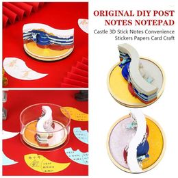 Hand Torn Calendar 2024 Chinese Dragon Year 3D Bonded Note Pad Notepad Temple Of Heaven Forbidden City Art Paper Sculpture