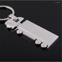 Keychains Remove Before Flight Keychain Jewellery 3D Truck Shaped Trendy Keyring For Car Key Holder Chains Pendant Ring