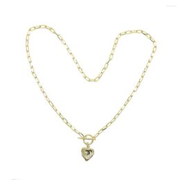 Chains 14K Gold Plated Heart Pendant | Layered Necklaces For Women 16" Length