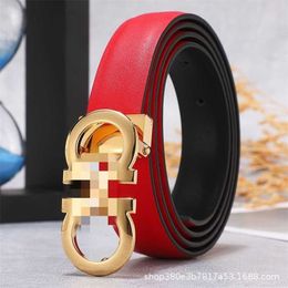20% OFF Belt Designer New Luxury is suitable for female classic Ferrara casual fashion business cowhide double sided headless replacement belt