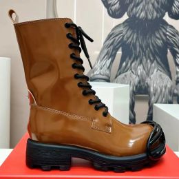 Thick Sole Short Boots Woman Genuine Leather Ankle Boots Round Toe Flat Shoes Female Casual Motorcycle Boots Women