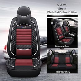 Car Seat Covers 5 Seats High Quality Universal Leather Cover For ZOTYE 2008 5008 T200T600 Z100 Z200 Z300 Z500 Accessories Protector