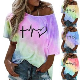 Men's T Shirts Personality Design Printed Crew Neck Casual Simple Short Sleeve Shirt Top Women Loose Long Trendy