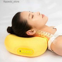 Massaging Neck Pillowws Multi-functional Cat Belly Massage Pillows Hot Compress Kneading Whole Body Massagers Strength Adjustment Home Electric Massager Q231123