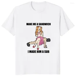 Men's T Shirts I Made Him A Sub Submissive Male Slave Dominatrix Shirt Funny Graphic Breathable Character Summer Style Novelty