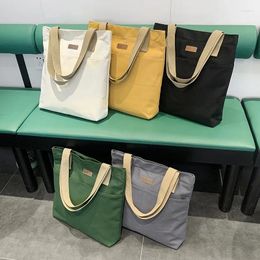 Evening Bags Art Canvas Bag Single Shoulder Large Capacity Junior High School After-school Tutoring Day Crossbody INS Wind Tote