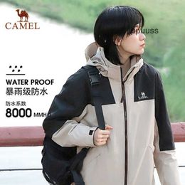 Designer Camel Arcterys Jackets Apparel Coats Windproof and Waterproof Charge Coat for Men Women 2023 AutumnWinter Colour Matching Windproof Waterproof Removable