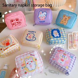 Storage Bags (Carefully Selected)Cute Sanitary Napkin Bag Student Portable Large Capacity Monthly Box Mini Woman Girl Tampon