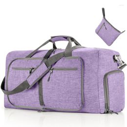 Outdoor Bags Multipurpose Fitness Bag Travel Foldable Duffel OrganizeFitness Convenient Overnight Weekend Clothing Shoes Arrange Pouch