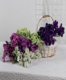 Decorative Flowers Wreaths Natural Real Dried Flower Bouquet Wedding Bridal Do Not Forget Me Plants Decor For Home Bedroom Gift 1727048