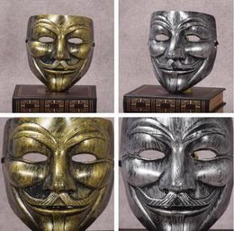 Retro Party Masks V for Vendetta Masks Anonymous Guy Fawkes Fancy Dress Adult Costume Accessory Party Cosplay Masks3167037