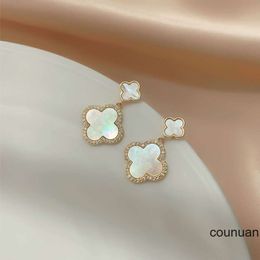 Designer Earrings ear studs Dangle Chandelier Earrings Stud Four-leaf Clover Earrings For Women Fashion Wedding Jewellery Accessory 5style selection