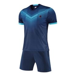 2021 Paris FC Tracksuits Adult Short Training Set Running Sportswear Quick Dry Kids Soccer Men's Football Jersey305R