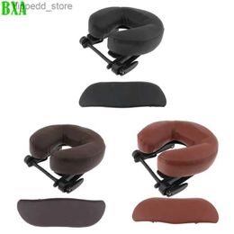 Massaging Neck Pillowws Beauty salon Adjustable Massage Pillow Headrest for Massage Bed Portable Backrest Massage Physical Health Preservation Q231123