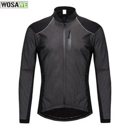 Cycling Jackets Winter Men's Jacket Long Sleeve Thermal Fleece Warm Windproof Road Mountain Bike MTB Bicycle Clothing200F