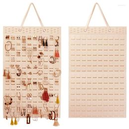 Jewellery Pouches Hanging Earring Organiser Wall Holder Compact Design Mount Display For Women Girl