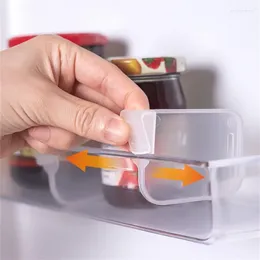 Kitchen Storage Refrigerator Partition Board Retractable Plastic Divider Splint For DIY Bottle Can Shelf Organizer