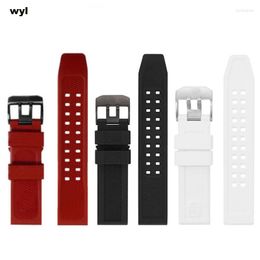 Watch Bands Rubber Strap Accessories For 3051 8800 3080 Soft Waterproof And Sweat-proof Men's Silicone 23mm