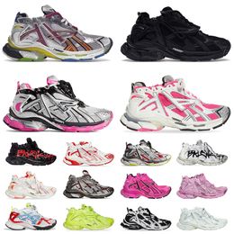 Runner 7.0 Herrenkleid -Slipper Großvater Daddy Designerschuhe All Black Pink Sladers Blue White Runners 7 Männer Frau Sneakers große Trainer Dghate