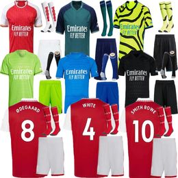 Adult kit set 23 24 SAKA SMITH ROWE soccer jerseys home away 3th GK MARTINELLI 2023 2024 football shirt ODEGAARD Nketiah G.JESUS ZINCHENKO SALIBA RICE HAVERTZ J.TIMBER