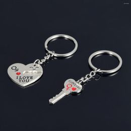 Keychains 2023 Wedding Gift Ideas Small Little Of Love Lock Couple Key Chain Lovers Keychain Friend Fashion Gifts Jewellery