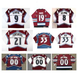 PAUL GH CCM Avalanche KARIYA Hockey Jersey ROB BLAKE TEEMU SELANNE THEOREN FLEURY Joe Sakic Claude Lemieux PETER FORSBERG Patrick Roy RAY rare