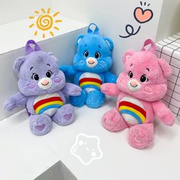 Wholesale cute bear plush toys backpack children's games Playmate holiday gifts room decoration claw machine prizes kid birthday Christmas gift