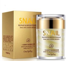 60g Creams & Lotion good local brand Snail Moisturizing&Rejuvenating face cream gentle Moisturising for tender and smooth skin Face cream facial care