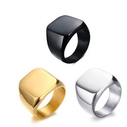 Classic 12mm Mens Ring Surface Brushed Simple Ring for Women Wedding Band Couples Jewellery gift