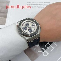 Ap Swiss Luxury Watch Royal Oak Offshore Series Automatic Mechanical Diving Waterproof Ceramic Precision Steel Rubber Band Date and Time Display Watch Mens Watch