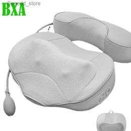 Massaging Neck Pillowws Body Massage Pillow Vibrator Electric Neck Shoulder Back Heating Kneading Infrared Head Shoulder Shiatsu Massage Pillow Q231123