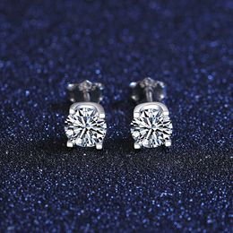 Brand Design Mosan Diamond Wedding Stud Jewellery Fashion Sexy Women Premium S Sier Earrings Gift