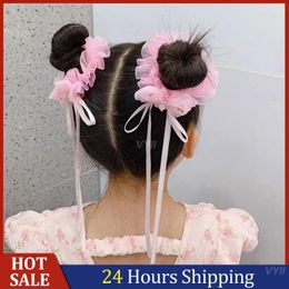 Hair Accessories Children's Flower Head Trendy Fashion Exquisite Cultural Clothing Meatball Headwear Ancient Costume