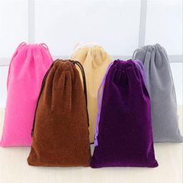 Velvet Gift Pouch 10x15cm4x6 inch pack of 50 Necklace Bracelets Bangle Jewelry Drawstring Bag214D