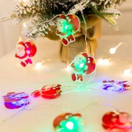 Christmas Decorations Decorative Light Scene Layout Decoration Pendant Elderly Snowman Creative Five Point Star 231123