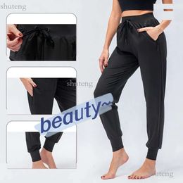 Lulus Women Yoga Ninth Pants Running Fitness Joggers with Zipper Pocket High Waist Elastic Casual Jogging 4 Colours Breathable Design 623