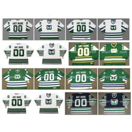 Custom Hartford VINTAGE GH Whalers NEW ENGLAND WHALERS Personalization Ice Hockey Jerseys Ed Any Name Number Size S-XXXXL rare