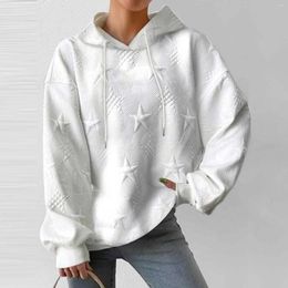 Women's Hoodies Sweatshirts European And American Solid Hoodie Long Sleeved Knitted Sweatshirt Winter Comfy Warm Clothing Casual Versatile Sweater