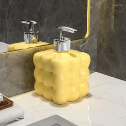 Liquid Soap Dispenser Type Ceramic Bottling Accessories Modern Shampoo Lotion Press Moisture Home Bottle Sanitizer Bathroom Decoration