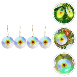 Garden Decorations Bird Deterrent Discs Reflective Hanging Disks Outdoor Reflectors Birds Scare Devices Rods Tape Spiral Control Disc