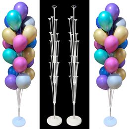 Party Decoration 71319 Tubes Balloon Column Stand Birthday Home Decor Kids Adult Wedding Event 230422