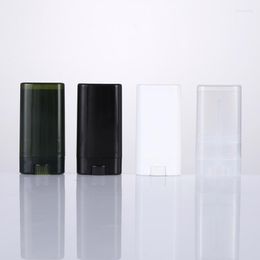 Storage Bottles 10pcs 2.5 Oz Empty Plastic White Twist-Up Refillable Tubes 75ml Deodorant Container For 75g Stick Heel Cosmetic