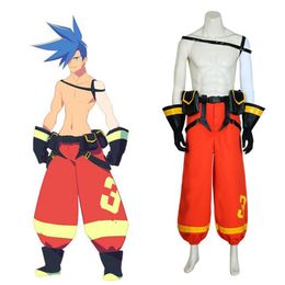 PROMARE Cosplay Galo Thymos Costume Pants Full Set Outfit260v